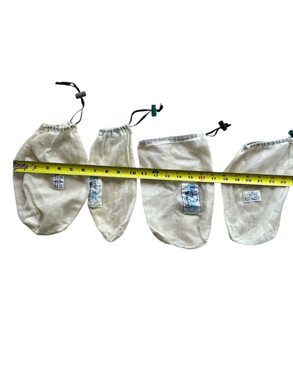 Orvis Set of 6 White Finer Mesh Reusable Storage Bags Camping Produce Laundry - Picture 9 of 9
